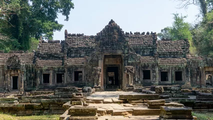 Vitrage gordijnen Historisch monument A temple in Angkor wat, in Cambodia