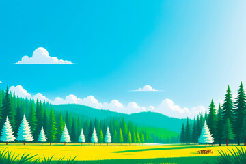 Generative concept art illustration. Generative ai.