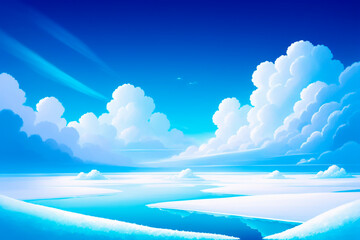 Fototapeta premium Generative concept art illustration. Generative ai.