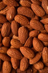 Almond closeup.Nuts. Healthy food. Lots of almonds.