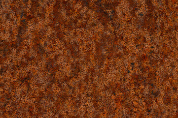 Old rusty background, texture.Old metal iron panel.Oxidized metal surface, abstract texture.