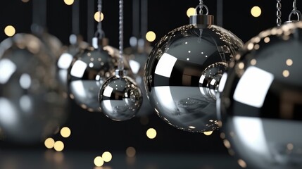 Disco ball ornaments for Christmas tree