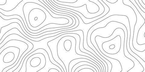 Fototapeta premium Topographic Map in Contour Line Light topographic topo contour map and Ocean topographic line map with curvy wave isolines vector