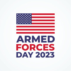 united states of america armed forces day 2023 may 20th 2023, modern creative banner, design concept, social media post, invitation card template 