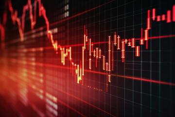 stock graph market closeup screen trade global technology bankruptcy recession banking statistics