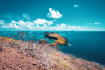 Panoramic view of São Lourenço, photographed from the viewpoint at the end of the hike. São...
