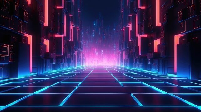 3D rendering of gaming background