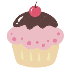 cupcake cartoon cute