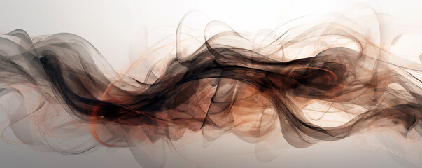 Abstract background of brown smoke