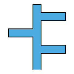 Obraz premium Crossroads icon