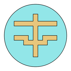 Obraz premium Crossroads icon