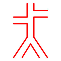 Obraz premium Crossroads icon