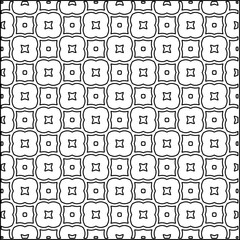 Geometric pattern of lines.  Black and white pattern for web page, textures, card, poster, fabric, textile.