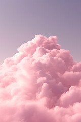 Soft and Fluffy Pink Clouds Background