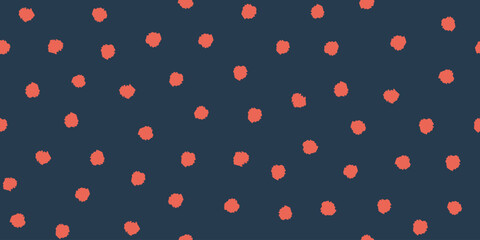 Polka dot seamless pattern. Vector illustration for background, card, invitation, banner, social media post, poster, mobile apps, advertising.