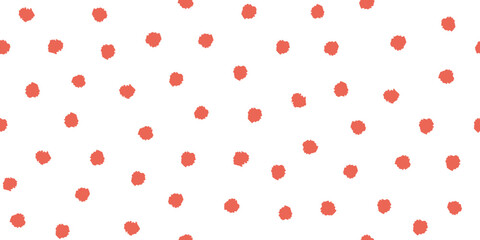 Polka dot seamless pattern. Vector illustration for background, card, invitation, banner, social media post, poster, mobile apps, advertising.