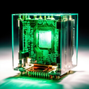 Futuristische MultiCore CPU - generative ai