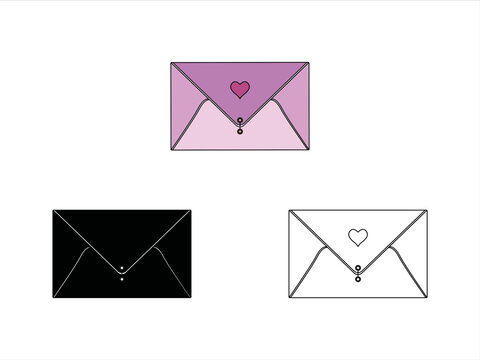 Envelope SVG | Mail Svg | Heart Envelope Svg | Mailing Svg | Letters Svg | Envelope Clipart