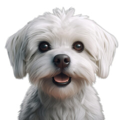 Maltese isolated on transparent background.