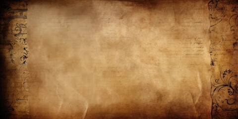 Blank parchment paper background