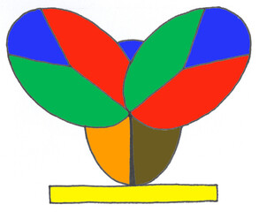 color logo or arm ovals