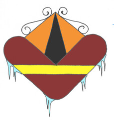 color logo or arm heart