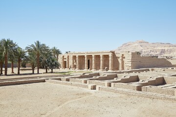 The Mortuary Temple of Seti I on Luxor's West Bank, Known for Its Exquisite Reliefs