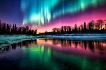 The magic of the Northern Lights: Scandinavia's fascinating natural spectacle, Generative AI