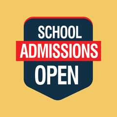 School admission social media post template design layout