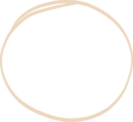 Doodle Circle Shape Or Frame