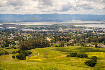 Bay area view from Mission Peak, Fremont, California
