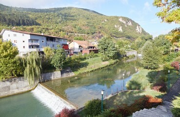 Fototapeta na wymiar The Scenic and Historic Town of Jajce in Bosnia and Herzegovina