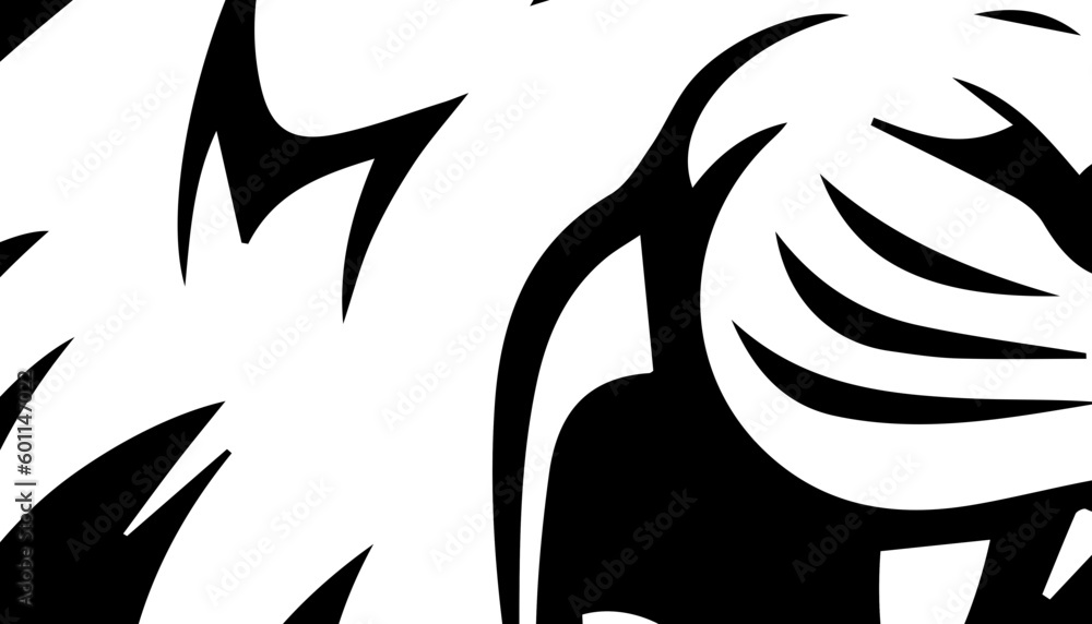 Wall mural Lion head Head Vector Logo Fitness Sports Icon Tattoo SVG