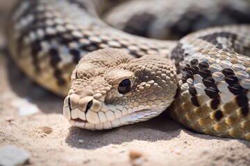 Fototapeta premium illustration, exotic snake, generative ai