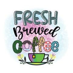 Naklejka premium Coffee