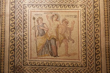 Fototapeta na wymiar The Zeugma Mosaic Museum in Gaziantep, Turkey, Home to Some of the Finest Mosaics Ever Discovered