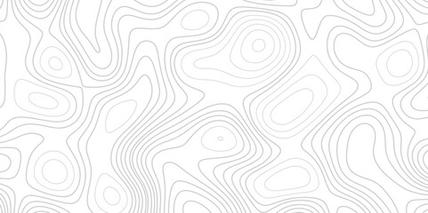 Abstract topographic contours map background, Topography and geography map grid abstract backdrop. The concept of conditional geographical pattern and topography. Wide size. Vector illustration. 