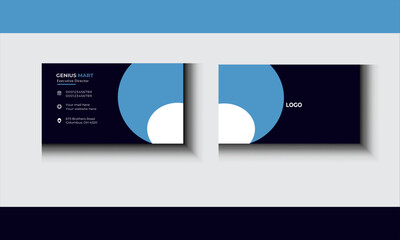 professional creative Minimalist black and red color variation Modern corporate business card design template professional creative
