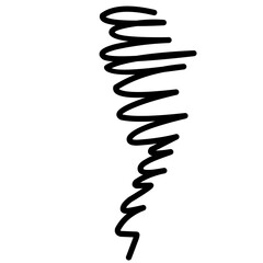 Hand Drawn Doodle Tornado