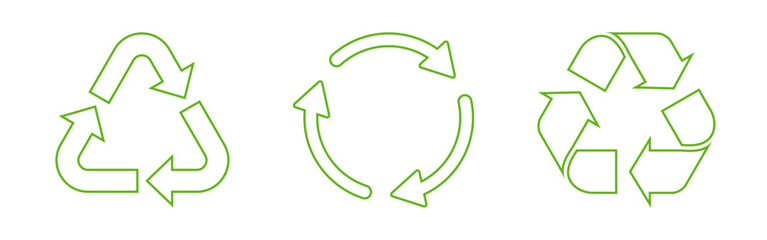 Reduce, reuse, recycle symbol