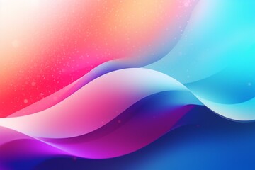 A smooth gradient mesh background with abstract blurry elements, featuring a colorful banner design. Generative AI