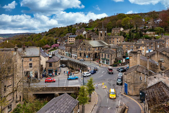 Holmfirth in West Yorkshire, England