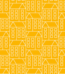 House pattern seamless. favela background. Baby fabric texture
