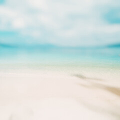 Fototapeta na wymiar Tropical ocean beach