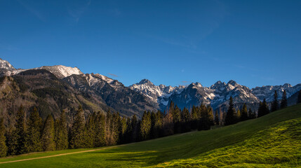 landscape in the mountains