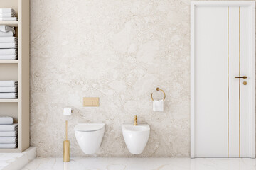 interior bathroom with tiles background