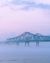 Bridge in Morning Fog