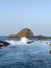 Madeira is the resort of Europe. An island of eternal spring with many flowers, mountains and green trees.