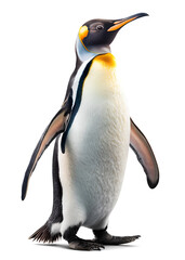 Obraz premium Penguin, isolated background. Generative Ai.