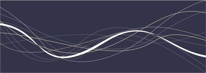 Wave of optical illusion. Abstract black and white illustrations. Horizontal lines stripes pattern or background with wavy distortion effect.